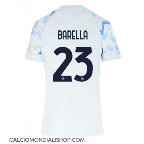 Maglie da calcio Inter Milan Nicolo Barella #23 Seconda Maglia Femminile 2025-26 Manica Corta